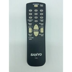 Sanyo Replacement Remote Control FXMG Tested And‎ Working TV